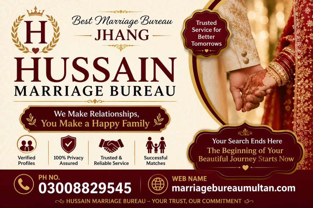 Best Marriage Bureau Jhang