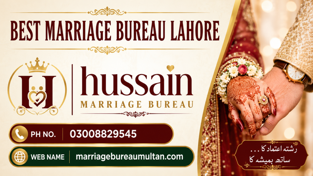 Best Marriage Bureau Lahore