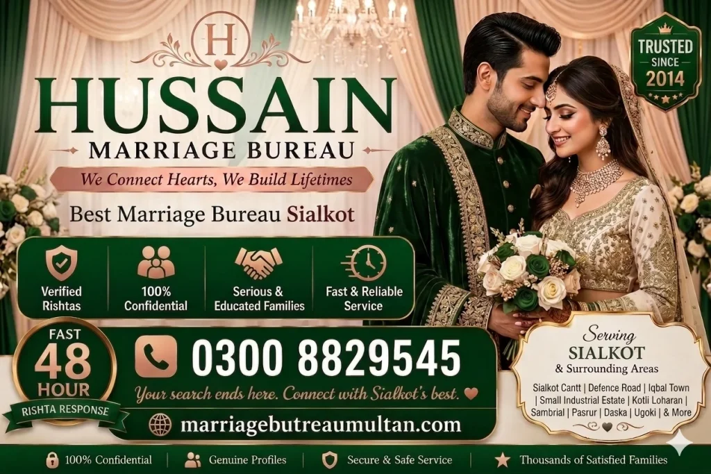 Best Marriage Bureau Sialkot