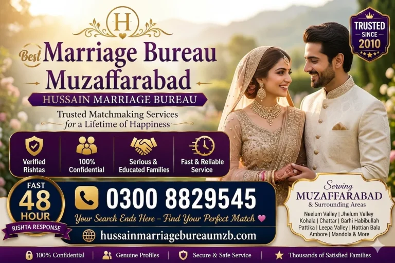 Best Marriage Bureau Muzzafarabad