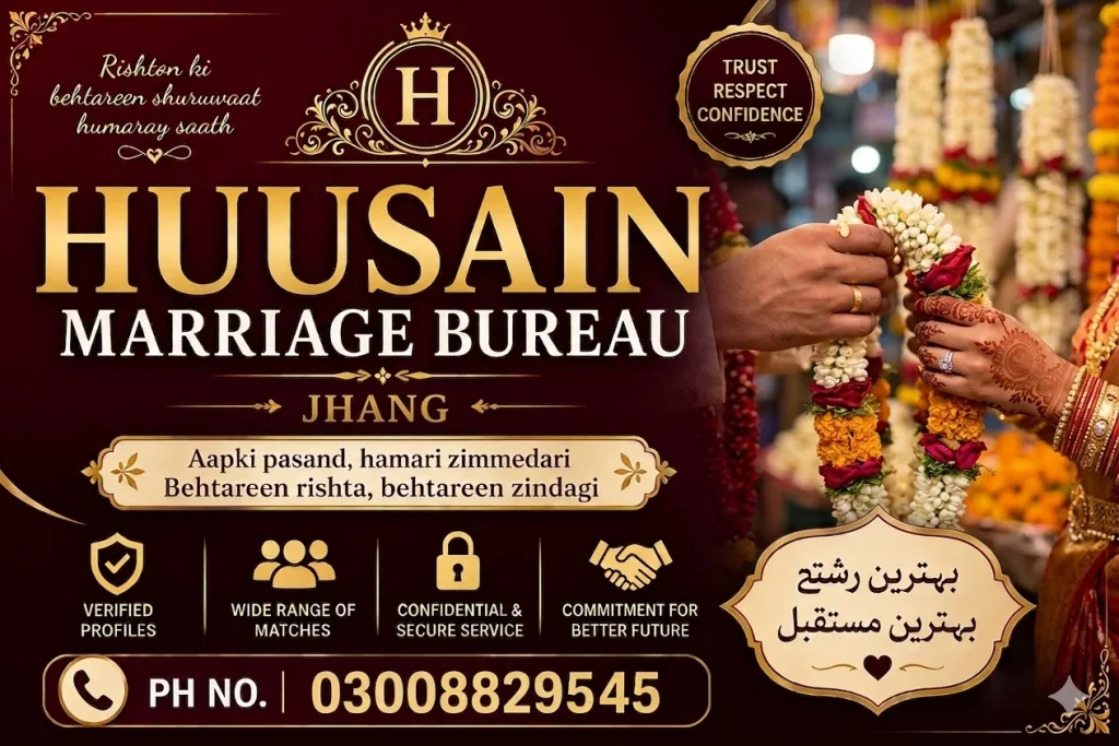 Best Marriage Bureau Jhang